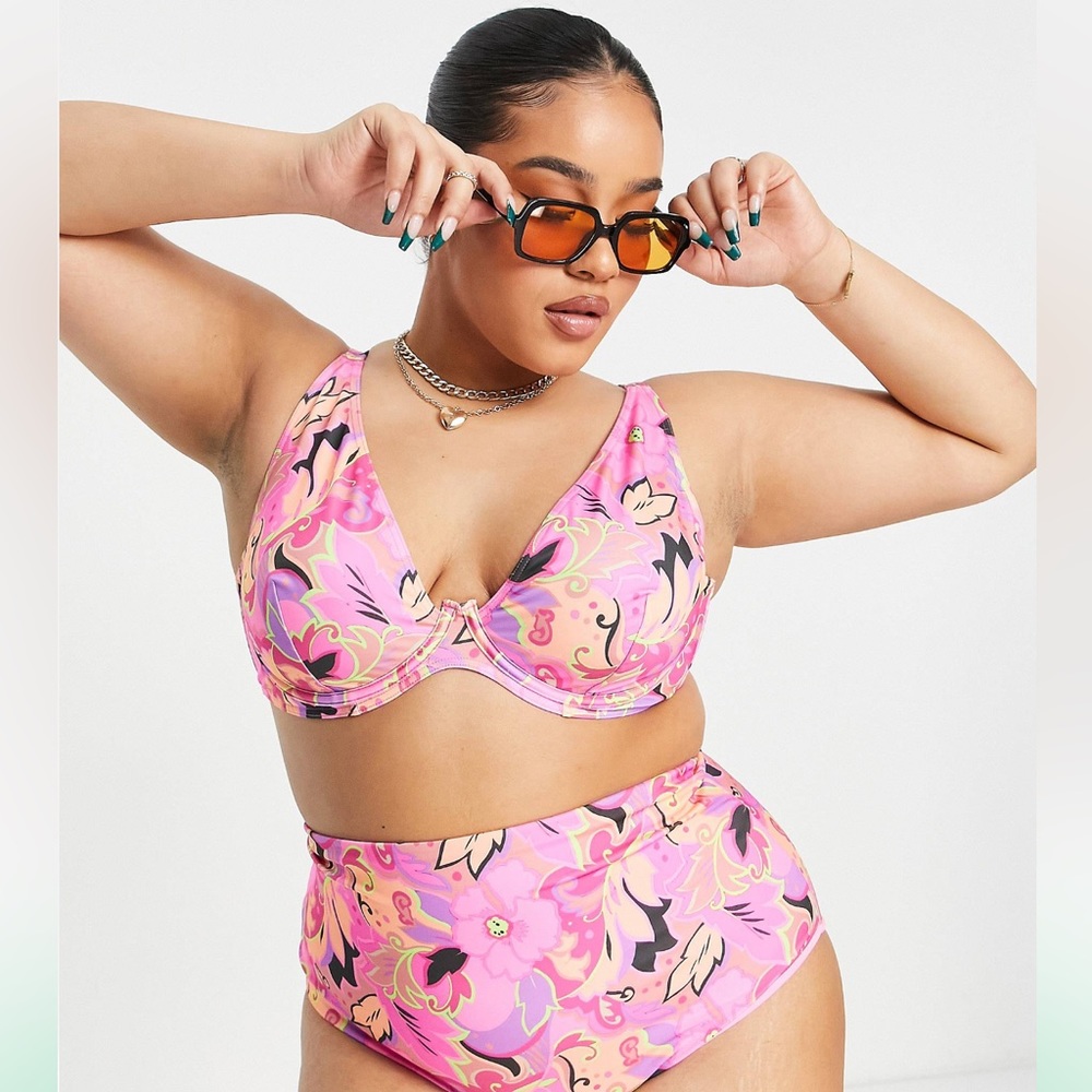 Asos swim top. Bra size 42G. Like new, never worn.
